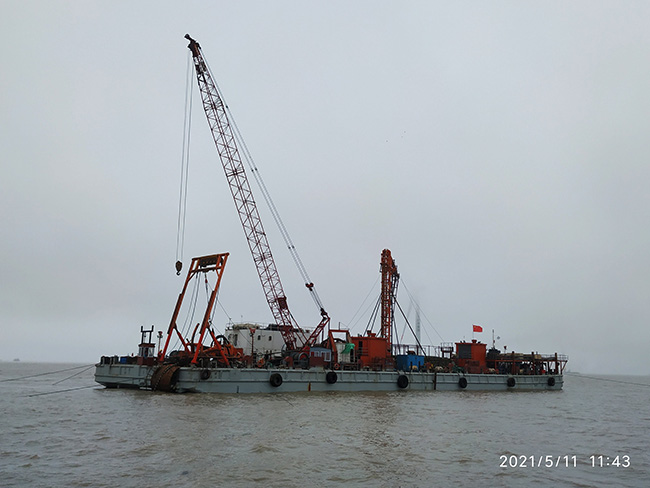 祝賀國華竹根沙H1＃海上風電場項目正式（shì）開工！