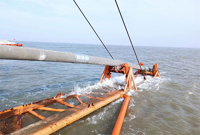 冀東南堡1-29儲氣庫先導試驗地麵工程注采集輸管道（dào）項目鋪管船施工項目順利成交（jiāo）並正式開工！