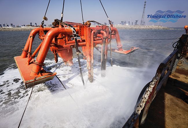 冀（jì）東油田NP1-1D及其轄區節能低碳示範區建設（shè）工程 海底管線後挖溝施工項目順利完工