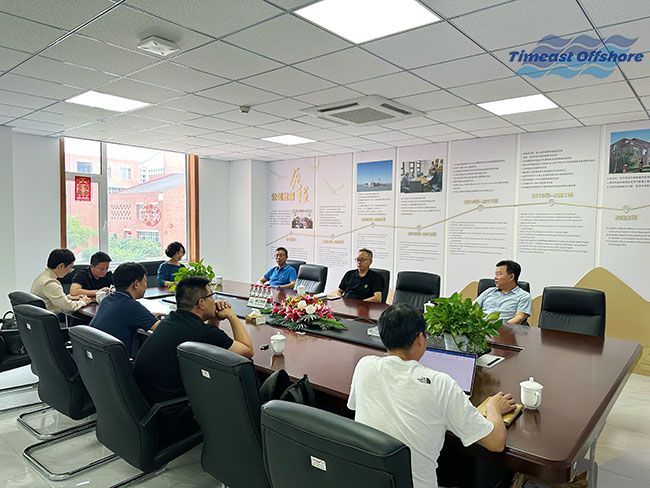 我司與江(jiāng)蘇華西村(cūn)海洋工(gōng)程服務有限公司開展交流洽談 我司與江蘇華西村海洋工程(chéng)服務有(yǒu)限公司開展交流洽談(tán)